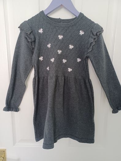 Two Girls Winter Dresses Age 6-7