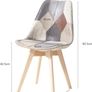 4 x Patchwork Dining Chairs Image 2