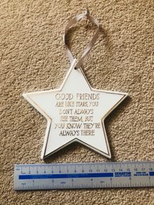 Ceramic Wall Star from Next