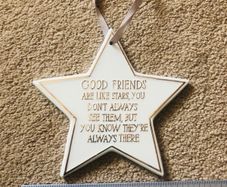 Ceramic Wall Star from Next