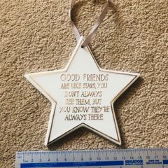 Ceramic Wall Star from Next