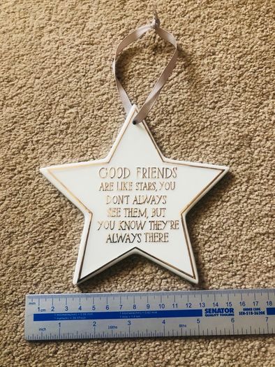 Ceramic Wall Star from Next