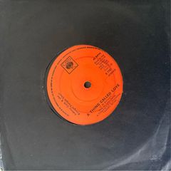 Johnny Cash Irish pressing. Seven inch single -  A Thing Called Love. From 1972. Very clean labels. Plays great.