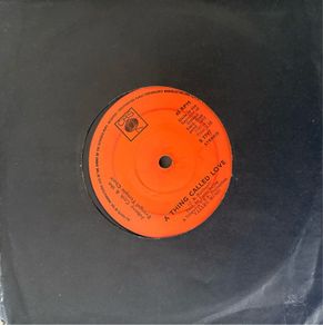 Johnny Cash Irish pressing. Seven inch single -  A Thing Called Love. From 1972. Very clean labels. Plays great.