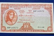 Ireland 1966 10/ Shilling (68P) Lady Lavery