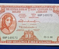 Ireland 1966 10/ Shilling Lady Lavery