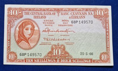 Ireland 1966 10/ Shilling Lady Lavery