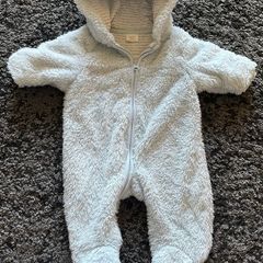 Newborn zip up pramsuit
