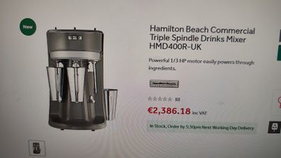 milkshake machine
