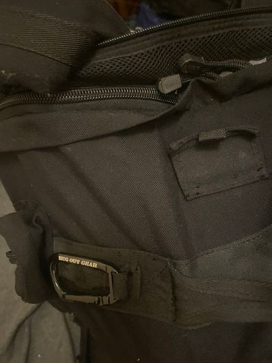 Piper Gear Backpack black MOLLE Back Pack Black - 33 x 26 x 55 cm