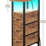 Bedside Table Set of 2 with Charging Station Image 7