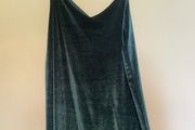 Velvet mini dress