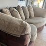 Immaculate curved modular sofa like new Image 2