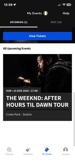 The Weeknd tickets face value