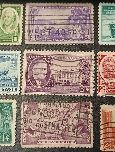 1890s 1950s USA Columbus & Historic Issues