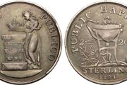 Ireland 1804 Silver Shilling Public Token Beautiful Grade Scarce