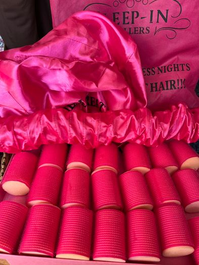 Overnight Sleep In Rollers & Hairdryer Hood