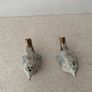 Vintage Hand Painted Sparrows 1970s Image 5