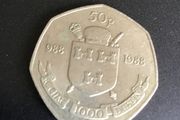 1988 Dublin Millennium 50p