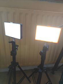 video lights with rechargeable batteries