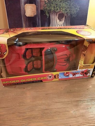 Large Toy Biz Spiderman 2 Spider Glider Car 2000