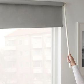 Gray/ anthracite black out blinds 180cm wide by 195cm drop