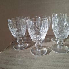 Six New  Waterford  Sherry Glasses