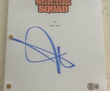 John Cena Auto signed Suicide Squad script auto Beckett Authentication Sealed
