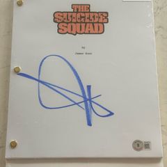 John Cena Auto signed Suicide Squad script auto Beckett Authentication Sealed