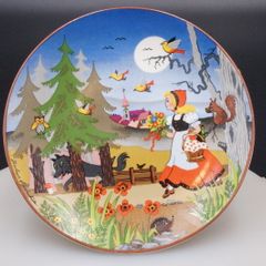 Vintage POOLE England Decorative Red Riding Hood Plate