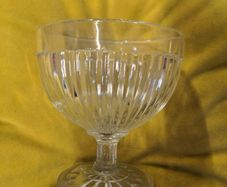 Heavy Chalice Type Glass