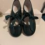 Forest Green Girls Leather Shoes Image 6
