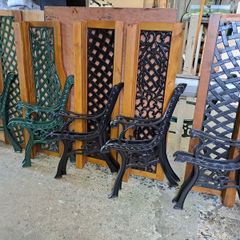 Cast iron Garden benches