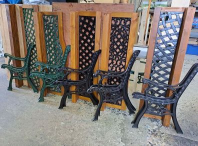 Cast iron Garden benches