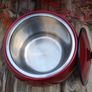 Ice bucket , mid century modern, red ice bucket Image 2