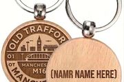 Personalised Man Utd Supporters Keyring