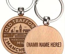 Personalised Man Utd Supporters Keyring