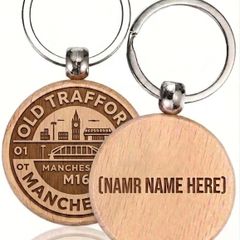 Personalised Man Utd Supporters Keyring