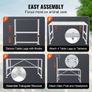 Goat & Sheep Stand, 47x23 inch Livestock Stand, Metal Livestock Milking and Shearing Stand 21" to 33" Adjustable Height Image 5