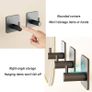 4 Pack Self Adhesive Hooks, Max 8kg Load Capacity, Adhesive Hooks, Tea Towel Hooks, Versatile Self Adhesive Wall Hooks for Use in Bathrooms, Kitchens, Doors Black Image 2