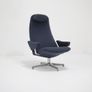 Upholstered Swivel Lounge Armchair Model Contourette Roto by Alf Svensson for Dux, Sweden, 1960s. Image 5
