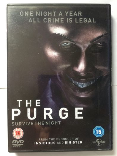 The Purge [2013] Ethan Hawke, Lena Headey, Adelaide Kane & Max Burkholder [Movie DVD]