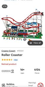 Lego Creator Expert Roller Coaster  10261