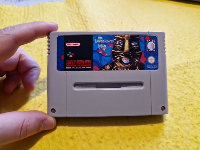 The Lawnmower Man Super Nintendo Snes Arcade Games Original