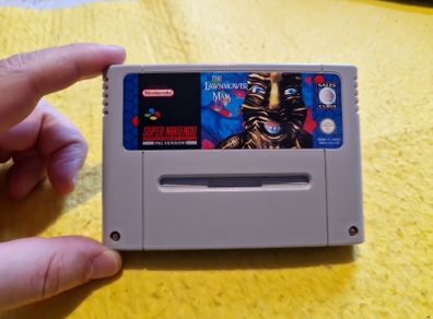 The Lawnmower Man Super Nintendo Snes Arcade Games Original