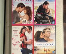 Romantic Drama DVD Bundle The Notebook The Vow Dear John 7 Films