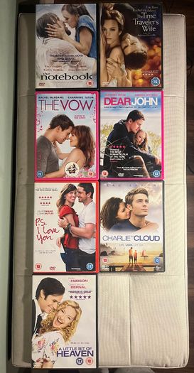Romantic Drama DVD Bundle The Notebook The Vow Dear John 7 Films
