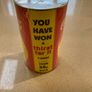 Coca Cola T-shirt in can Rare English 50 Pence Coin Image 2