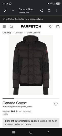 Canada Goose Armstrong hooded puffer jacket