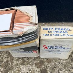 Approx 150 white bevelled tiles for bathroom or kitchen